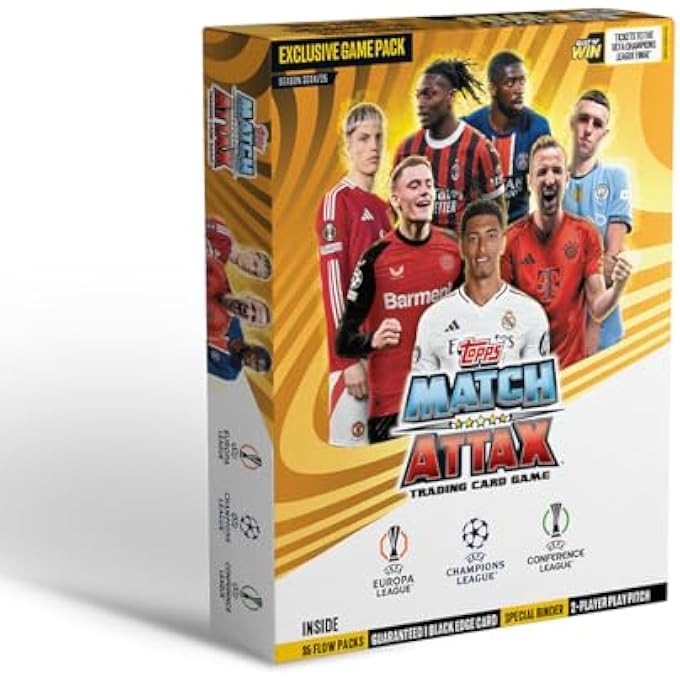 rayihni UEFA CHAMPIONS LEAGUE MATCH ATTAX 24/25 TRADING AND COLLECTIBLE CARD GAME ((EXCLUSIVE GAME PACK)) - Image 2